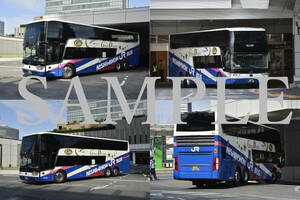 D[ автобус фотография ]L версия 4 листов запад Япония J a-ru автобус ska niaJ InterCity DD gran днем Special внезапный 
