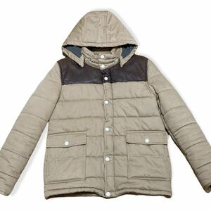 A.P.C レディース ダウンジャケット ジャケット キャメル アーペーセー 女性 Sサイズ 小さいサイズ 古着 中古品 かわいい 管理A123