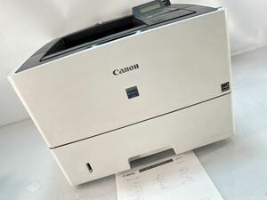 ★動作確認済み Canon/キャノン A4対応 モノクロレーザープリンター LBP6710i/USB/LAN対応 中古品 管理E581