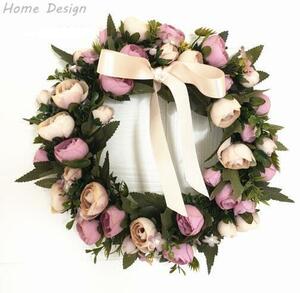  limited time sale * hand made * structure . flower * lease * purple rose * wall decoration * entranceway lease * party for * new year lease *
