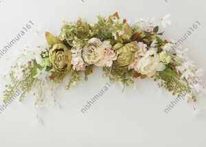  hand made ..* artificial flower * wall decoration * desk lease * party for * ornament *72cm rank *