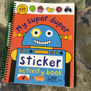 Priddy sticker activity book英語教材 3歳以上