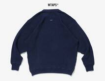 【国内正規L】22SS Wtaps AII 02 / SWEATER / COTTON INDIGO L ダブルタップス セーター_画像2