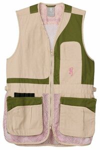 ■クレー射撃/猟銃■ BROWNING (ブローニング) Trapper Vest クレー射撃ベスト レディース Lサイズ 新品