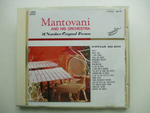 CD◆MANTOVANI AND HIS ORCHESTRA 18Numbers Original Version/マントヴァーニ /AE-43 /ケース黄ばみ /再生確認済み