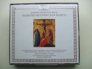 CD◆JOHANN SEBASTIAN BACH PASSIONE SECONDO SAN MARCO /バッハ マルコ受難曲 全曲 /GB2024/25-2 /2枚組 /ブックレット染み汚れ焼け