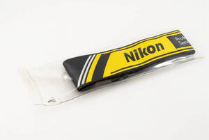 Nikon ニコン NPS プロストラップ 黄色×黒色 2代目 ゆうパケット ◆ほぼ未使用品◆ #6029