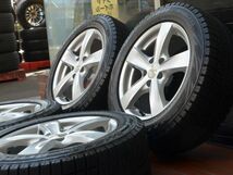 16インチ AGA 16X7.0J PCD 112 5穴 +40 ブリヂストン ブリザック レボGZ 215/55R16 スタッドレス付きSET フォルクスワーゲン シロッコ等_画像2