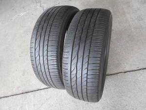 E145 195/55R16 195/55-16 195-55-16 中古2本 TURANZA ER300 