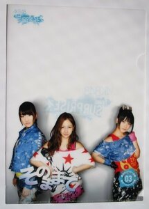 ▲ ▲ AKB48 Team SURPRISEのクリアーファイル　京楽/KYORAKU【新品/未使用】370レターパック発送可能　端数ポイント交換