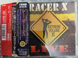 【美品】【国内盤帯つき】RACER X/LIVE! EXTREME VOLUME II (レーサーX/ライヴ! イクストリーム・ヴォリューム II) 新品同様