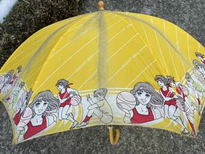 昭和レトロな子供用傘 「バスケットボール」　古物