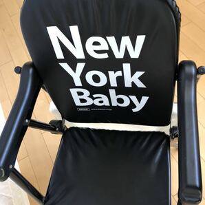 レア NewYorkBaby パイプハイチェア 廃番 ブラック 黒 ニューヨークベイビー 幼児 イスの画像7