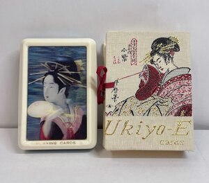 C-0054M 【1円スタート・2点おまとめ】 浮世絵 UKIYO-E トランプ カードゲーム プレイングカード 骨董品 中古・新品 2点セット