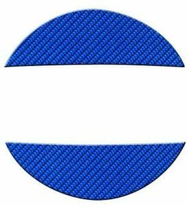 ハセプロ マジカルカーボン リアエンブレム用 ニッサン1 レギュラーカラー ブルー CEN-1B