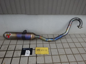 美品!AKRAPOVIC マフラー YZ426F CJ01C-008外し 検(YZ400F YZ250F WR250F WR400F アクラポビッチ)