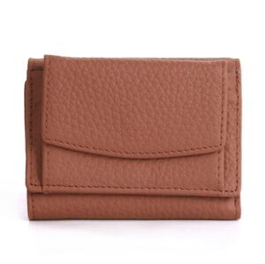 三つ折り財布 コインケース 小銭入れ ミニウォレット 財布 小型 小さい ミニ財布 二つ折り財布 レザー 牛革