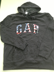 ●ＧＡＰ●新品●サイズＸＬ●１番人気の星条旗ロゴパーカー●XL02