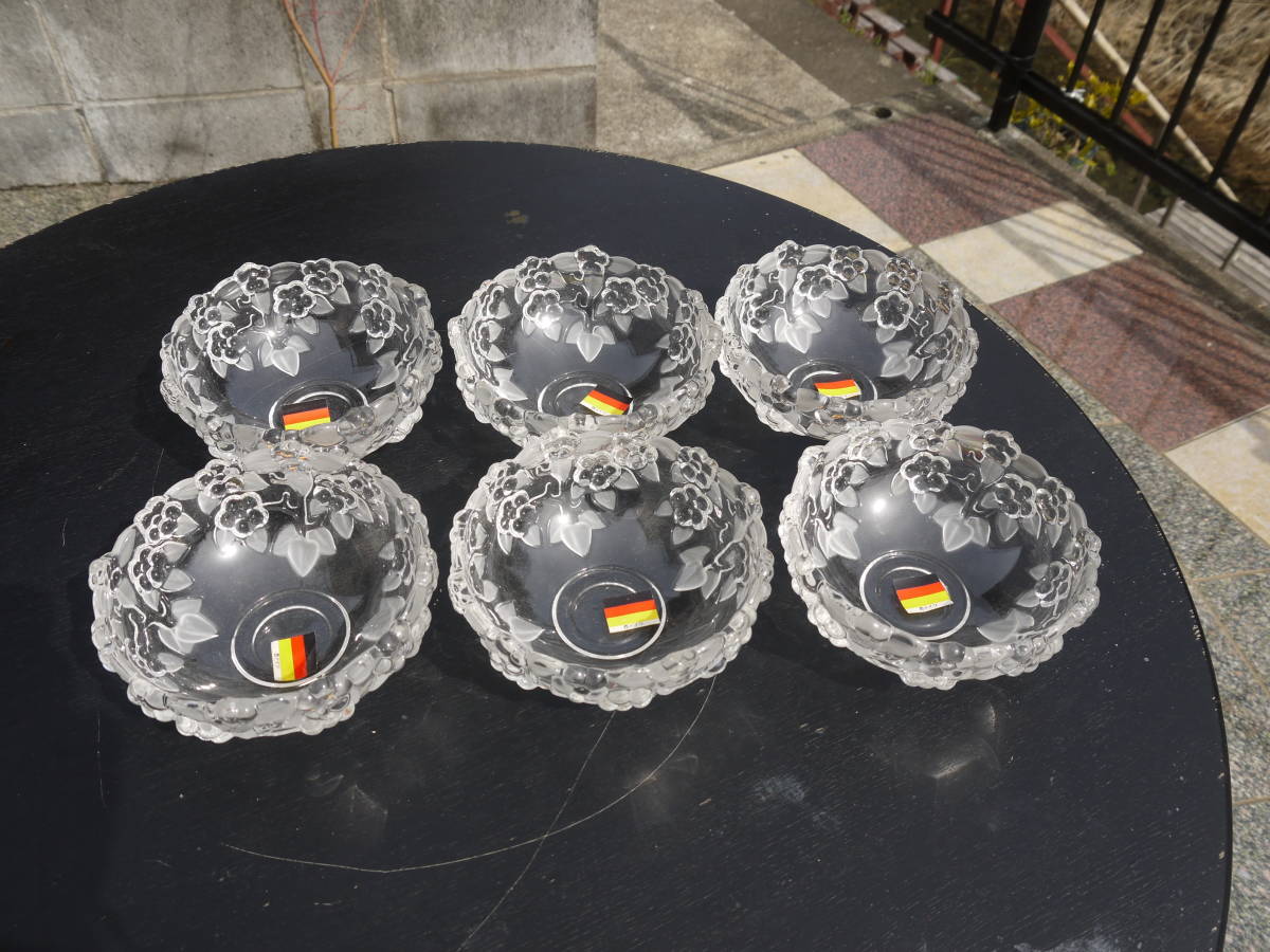 H20319】Carmen satiniert ORIGINAL WALTHERGLAS 6客セット ボウル