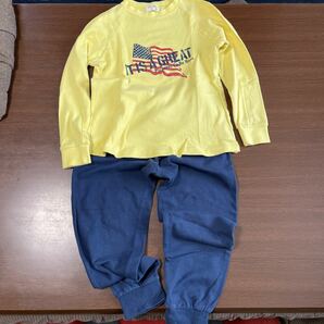 ワコール　WACOAL パジャマ　110〜125センチ　長袖　上下セット　子供服　ルームウェア