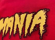 古着 ハルカマニア HULKAMANIA WWE ハルクホーガン Tシャツ メンズ L 赤 ビンテージ プロレス_画像5