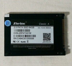 Zheino Classic A 2.5 PATA SSD 64GB IDE interface 