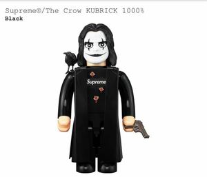 Supreme / The Crow KUBRICK 1000% 新品未開封 BE@RBRICK メディコムトイ 国内正規品 キューブリック ART TOY シュプリーム クロウ
