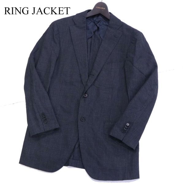 RING JACKET FOR SHIPS カノニコハウンドトゥースジャケット