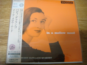 BUDDY DE FRANCO IN A MELLOW MOOD 国内 紙ジャケ ｃｄ 帯付き SONNY CLARK バディ デ フランコ ソニー クラーク