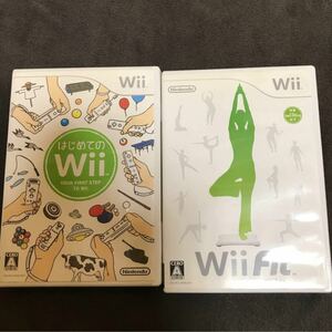 Wiiソフト2本セット販売！Wii Fit /はじめてのWii