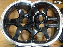 RAYS レイズ ボルクレーシング TE37 TTA ホイール 18インチ 8.5J +52 PCD114.3 5穴 4本 VAB GDB インプレッサ ★ 棚2Y_画像4