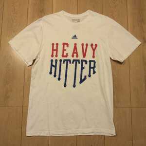 USA古着卸 Mサイズ adidas THE GO TO TEE アディダス heavy hitter プリント Tシャツ