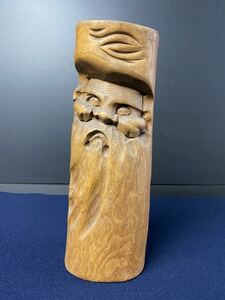 [JK617] 木彫 人形 民藝 彫刻 置物 飾り