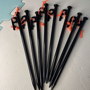 スチール ソリッド ペグ テーク キャンプ設営用具 25CM