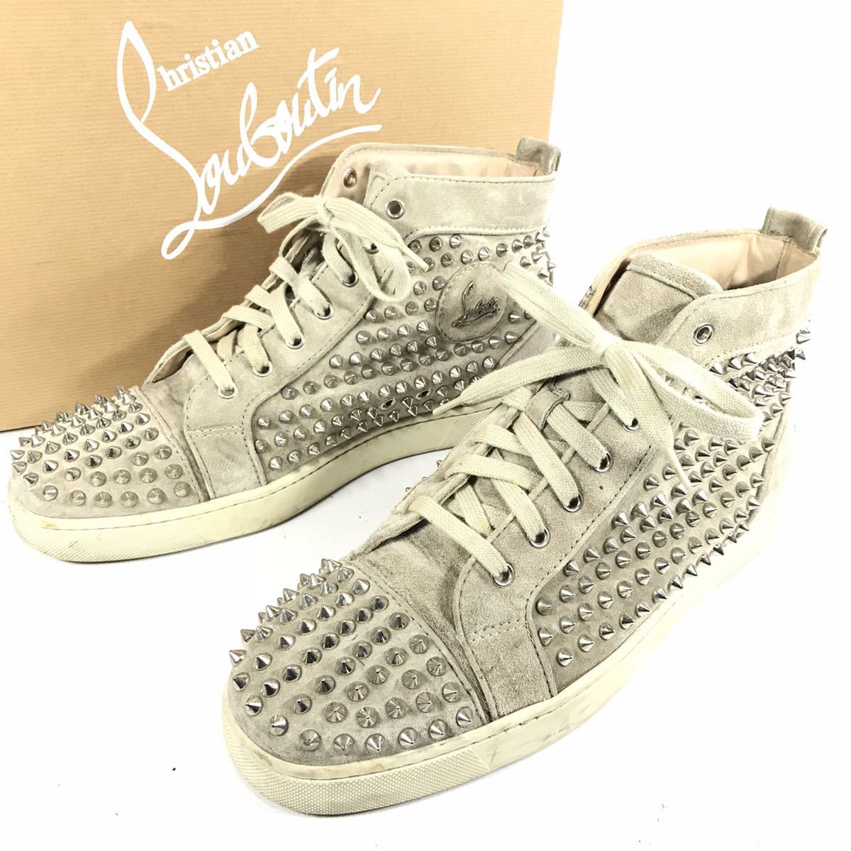 ヤフオク! -「☆ louboutin ルブタン louis スパイクスタッズ ...