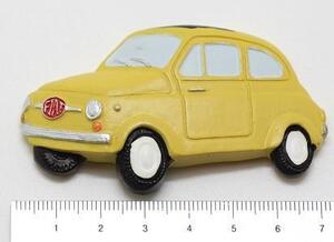 FIAT フィアット Nuova 500 マグネット 黄色 Yellow 側面