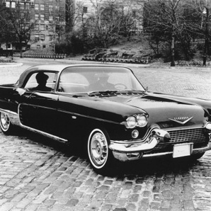 1/87 キャデラック エルドラド ブローアム 黒 銀 ブラック シルバー Cadillac Eldorado Brougham black silver 1957 Oxford 60サイズの画像2