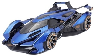 1/18 ランボルギーニ ビジョン グランツーリスモ ブルー Lamborghini Vision Gran Turismo V12 metallic blue 1:18 Maisto 梱包サイズ100