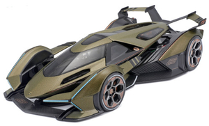 1/18 ランボルギーニ ビジョン グランツーリスモ Lamborghini Vision GranTurismo V12 matt olive Dekor 1:18 Maisto 梱包サイズ100