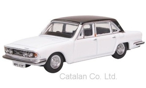 1/76 トライアンフ 白 黒 英国車 Triumph 2500 white black Oxford 60サイズ