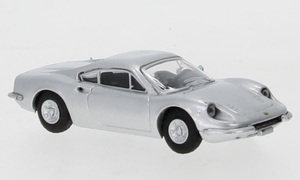 1/87 フェラーリー ディーノ シルバー 銀 Ferrari Dino 246 GT silver 1969 1:87 PCX87 新品 梱包サイズ60