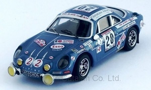 1/43 ルノー アルピーヌ ラリー ツール・デ・コルセ Alpine Renault A 110 No.20 Rally WM Tour de Corse 1975 Trofeu 梱包サイズ60