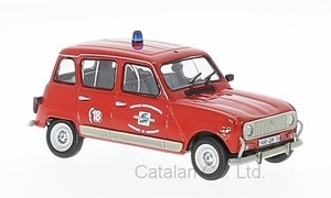 1/43 ルノー キャトル Renault 4 TL SDIS France with figure 梱包サイズ60