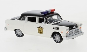 1/87 チェッカー キャブ パトカー Checker Cab Kalamazoo Police Department 1974 Police Car 1:87 Brekina 梱包サイズ60