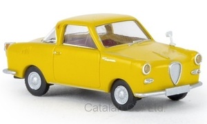 1/87 グラス ゴッゴモビル クーペ 黄色 イエロー Glas Goggomobil Coupe yellow Brekina 梱包サイズ60