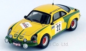 1/43 アルピーヌ ルノー イーペル ラリー Alpine Renault A110 No.22 BP Rally Ypres 1976 F.Roothaert E.Nijs Trofeu 60サイズ