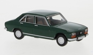 1/87 プジョー ダーク グリーン 緑 Peugeot 504 dark green 1961 1:87 Brekina 梱包サイズ60