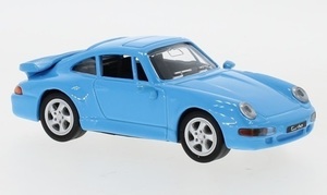 1/43 ポルシェ ライトブルー Porsche 911 Turbo 993 light blue 1996 1:43 Lucky Die Cast 梱包サイズ60