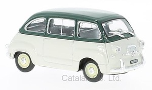 1/43 フィアット ムルティプラ グリーン グレー Fiat 600 Multipla 1956 dark green/grey Brumm 梱包サイズ60