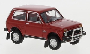 1/87 ラーダ ニーヴァ ソ連 ソヴィエト ソビエト 赤 レッド Lada Niva red 1976 with Rammbugel 1:87 Brekina 梱包サイズ60